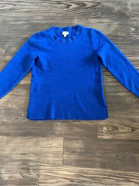 J.Crew Women’s Crewneck Sweater XS Blue Lightweight Knit Pullover